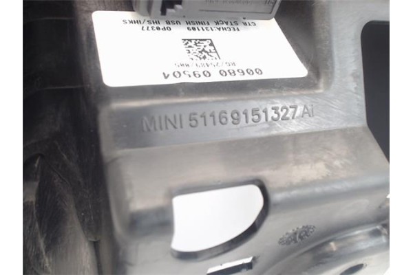 Recambio de embellecedor consola central para mini mini (r56) 1.6 cooper d referencia OEM IAM 51169151327  