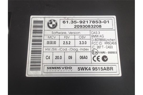 Recambio de modulo electronico para mini mini (r56) 1.6 cooper d referencia OEM IAM 61359217853-01 2093083208 