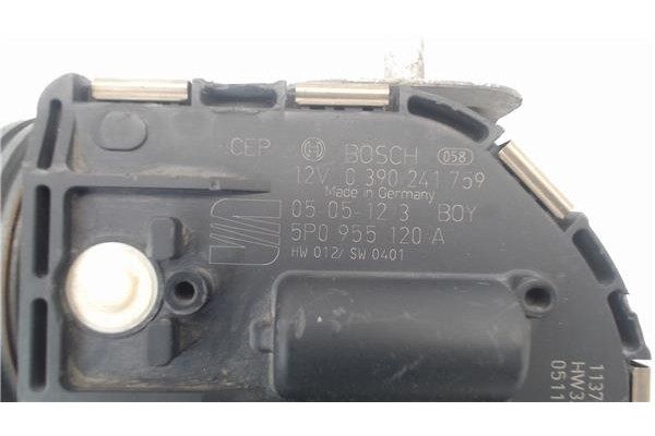 Recambio de motor limpiaparabrisas delantero para seat altea xl (5p5) 2.0 tdi referencia OEM IAM 3397020646  