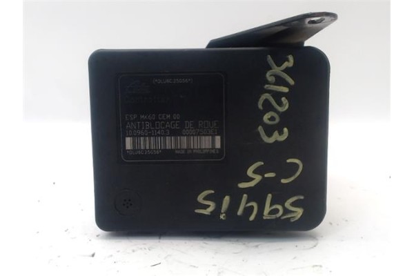 Recambio de nucleo abs para citroen c5 berlina 1.6 hdi (rc8hzb) referencia OEM IAM 9657061080  
