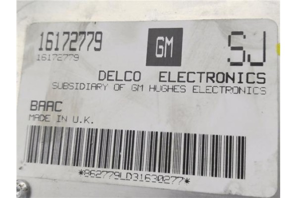 Recambio de centralita para opel astra f berlina 1.6 referencia OEM IAM 16172779  