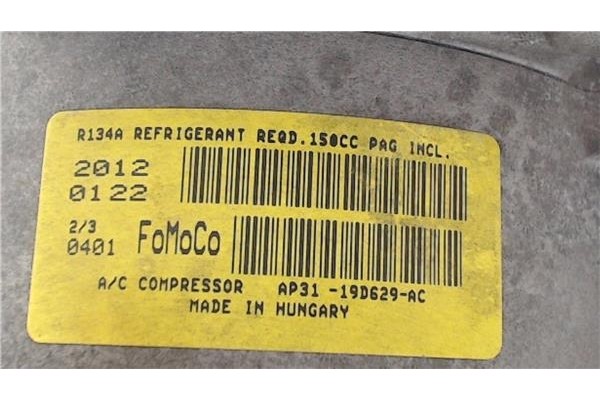 Recambio de compresor aire acond. para ford fiesta vi 1.6 tdci referencia OEM IAM AP3119D629AC  