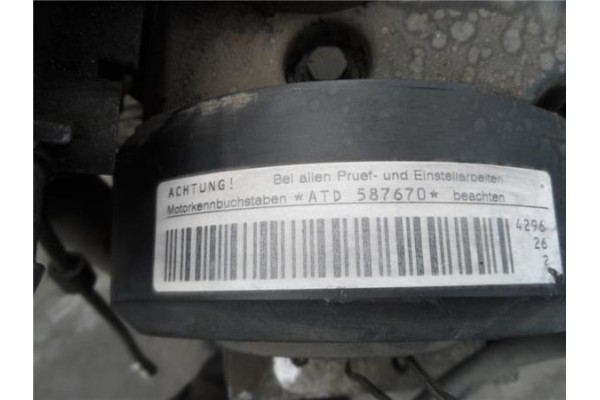 Recambio de motor completo para seat ibiza (6l1)(04.2002 ) 1.9 fresh [1,9 ltr. - 74 kw tdi] referencia OEM IAM ATD  