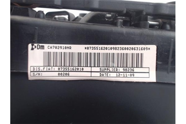 Recambio de airbag volante para fiat punto / grande punto (199) 1.2 referencia OEM IAM 7355162010  