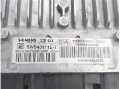 Recambio de centralita para citroen c2 1.4 hdi referencia OEM IAM 5WS40111ET 9654925380 