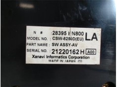 Recambio de radio / cd para nissan almera (n16/e) 1.8 visia referencia OEM IAM 2839BN800 21220162H 