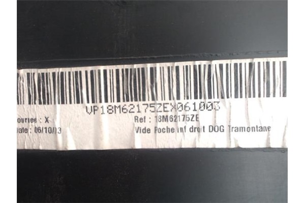 Recambio de tapa guantera para citroen c2 1.4 hdi referencia OEM IAM 8218A0 UP18M62175ZEX061003 