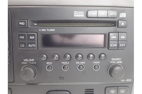 Recambio de radio / cd para volvo s60 berlina 2.4 d5 referencia OEM IAM 36050127 30722446 