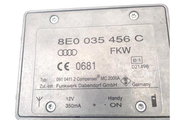 Recambio de modulo electronico para audi a6 avant (4f5) 2.0 tdi referencia OEM IAM 8E0035456C  
