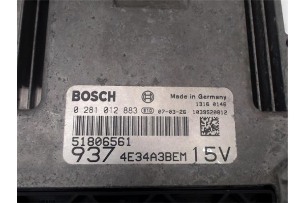 Recambio de centralita para alfa romeo gt (125) 1.9 jtd referencia OEM IAM 50512717 50507794 