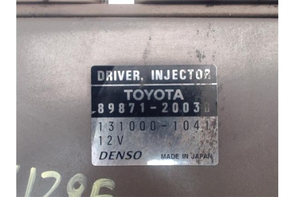Recambio de centralita inyeccion para toyota corolla (e12) 2.0 d-4d referencia OEM IAM 898712003  