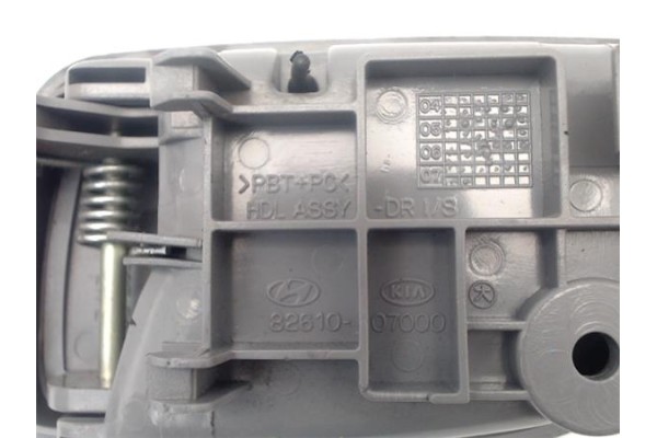 Recambio de manilla int. puerta trasero izquierda para kia picanto (sa) 1.1 referencia OEM IAM 8261007000 8261007000NL 