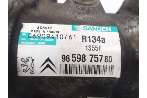 Recambio de compresor aire acond. para peugeot 207 1.6 16v vti referencia OEM IAM 9659875780 1355F 