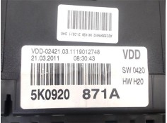 Recambio de cuadro completo para volkswagen golf vi (5k1) 1.6 advance referencia OEM IAM 5K0920871A  