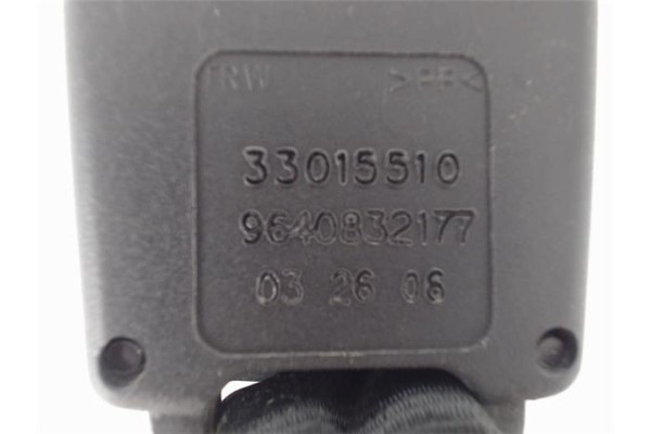 Recambio de anclaje cinturon trasero izquierdo para citroen c3 1.1 i referencia OEM IAM 33015510  
