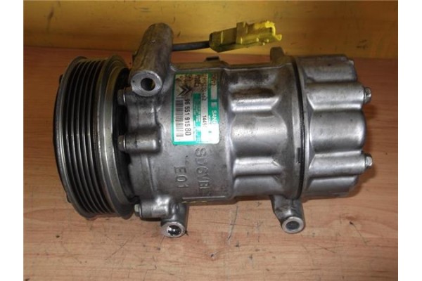 Recambio de compresor aire acond. para peugeot 206 berlina (1998) 1.4 hdi eco 70 referencia OEM IAM 9655191580 SD6V12 1449F 6453
