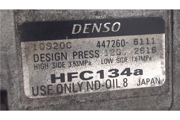 Recambio de compresor aire acond. para kia carnival 2.9 crdi referencia OEM IAM HFC134A 4472606111 
