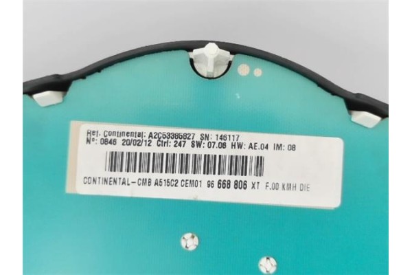 Recambio de cuadro completo para citroen c3 1.4 attraction referencia OEM IAM A2C53385827 A2C53385740 