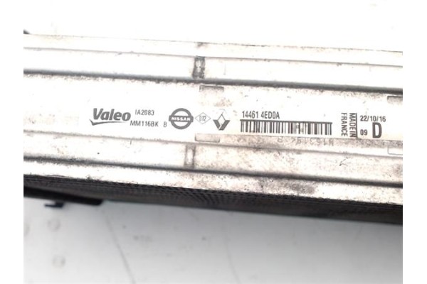Recambio de intercooler para renault megane iv berlina 5p 1.2 experience referencia OEM IAM 144614ED0A  