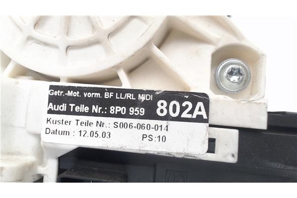Recambio de elevalunas electrico delantero derecho para audi a3 (8p1) 2.0 tdi 16v referencia OEM IAM 8P0959802 S006060012 