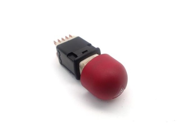 Recambio de interruptor luces emergencia para renault twingo i (c06) 1.2 (c066/67/68) referencia OEM IAM 7700822444  