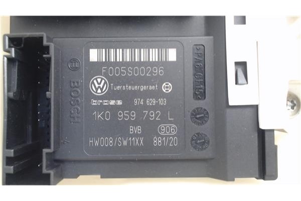 Recambio de elevalunas electrico delantero derecho para seat altea (5p1) 1.9 tdi referencia OEM IAM 1K0959792D  