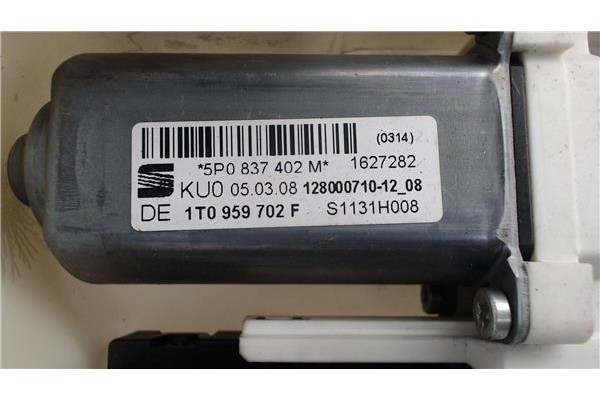 Recambio de elevalunas electrico delantero derecho para seat altea (5p1) 1.9 tdi referencia OEM IAM 1K0959792D  
