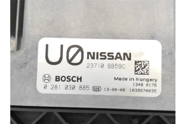 Recambio de centralita para nissan qashqai (j10) 1.6 360 referencia OEM IAM 23710BB59C 281030885 
