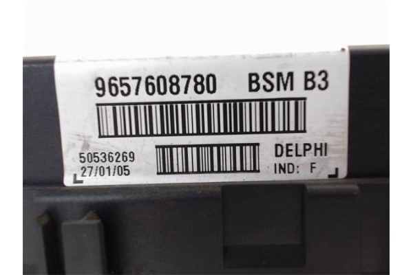 Recambio de caja fusibles/rele para peugeot 307 (3a/c) 2.0 hdi 135 referencia OEM IAM 6547SB 9657608780BSMB3 
