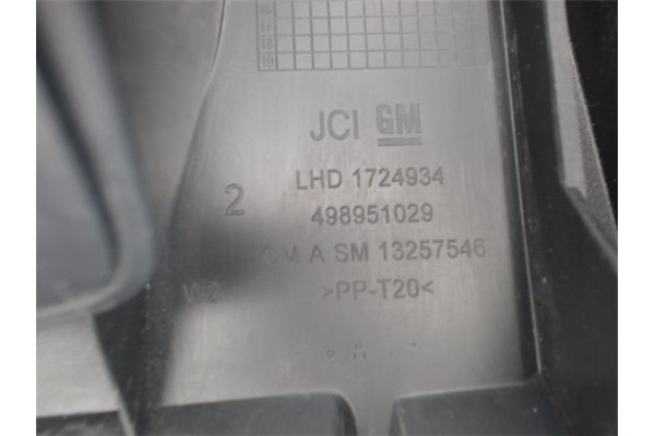 Recambio de guantera salpicadero para opel astra j berlina 5p 1.6 excellence referencia OEM IAM   