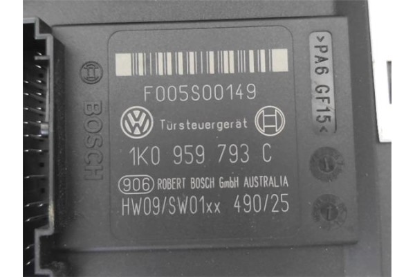 Recambio de motor elevalunas delantero izquierdo para volkswagen golf v (1k1) 2.0 fsi referencia OEM IAM 1K0959701LZ02 1K0959701
