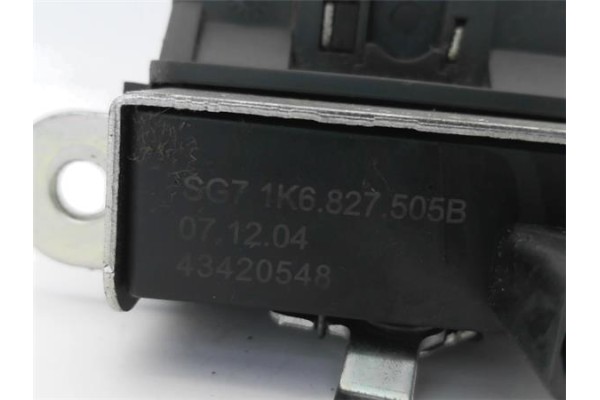 Recambio de cerradura porton para volkswagen golf v (1k1) 2.0 fsi referencia OEM IAM 1K6827505B  
