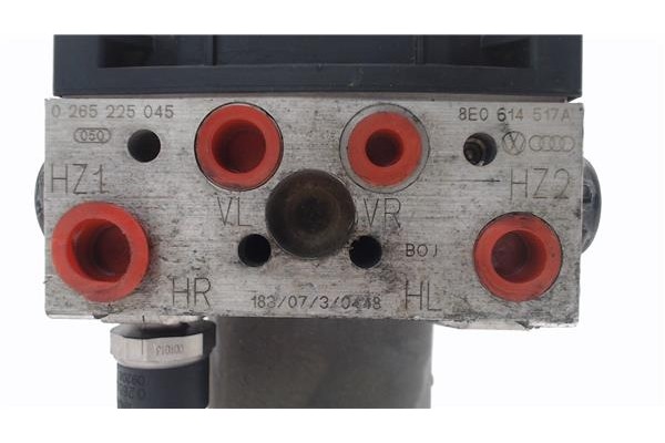 Recambio de nucleo abs para audi a4 berlina (8e) 1.8 t referencia OEM IAM BOSCH 0 265 214 002 