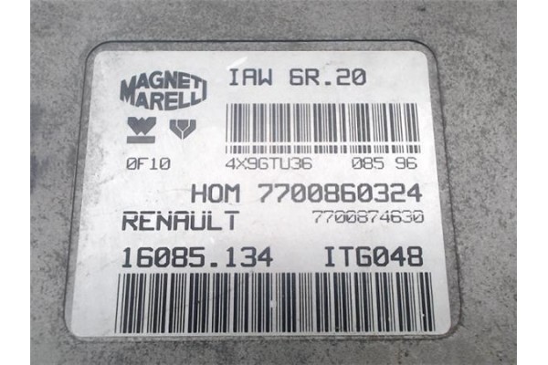 Recambio de centralita para renault twingo i (c06) 1.2 (c066/67/68) referencia OEM IAM 7700860324  
