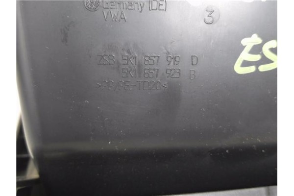 Recambio de guantera salpicadero para volkswagen golf vi (5k1) 1.6 rabbit referencia OEM IAM 5K1657919D 5K1857923B 