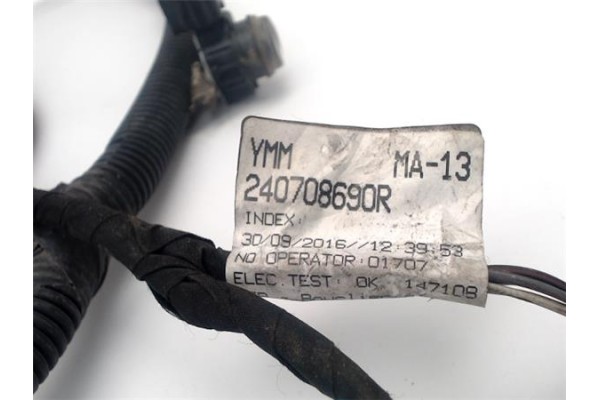 Recambio de instalacion elec. sensor parking trasero para renault megane iv berlina 5p 1.2 experience referencia OEM IAM 2401536