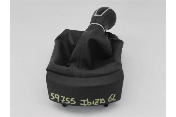Recambio de pomo palanca cambio para seat ibiza (6l1) 1.9 tdi referencia OEM IAM 6L0863279F  