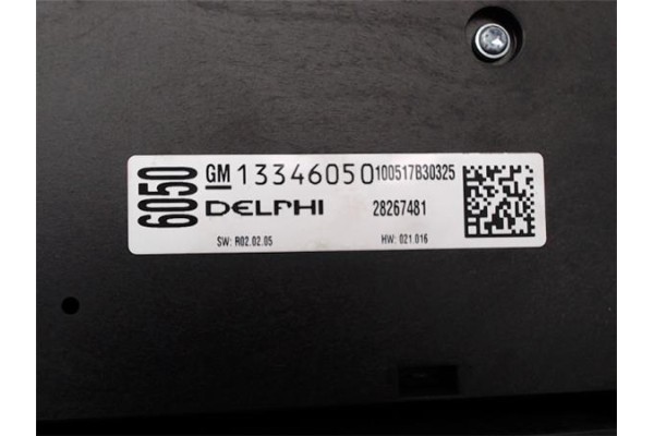 Recambio de mandos calefaccion / a.a. para opel astra j 1.6 referencia OEM IAM 13360091 13346050 