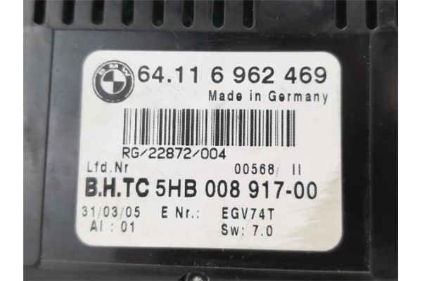 Recambio de mandos calefaccion / a.a. para mini cabrio (r52) 1.6 cooper referencia OEM IAM 64116962469 5HB00891700 