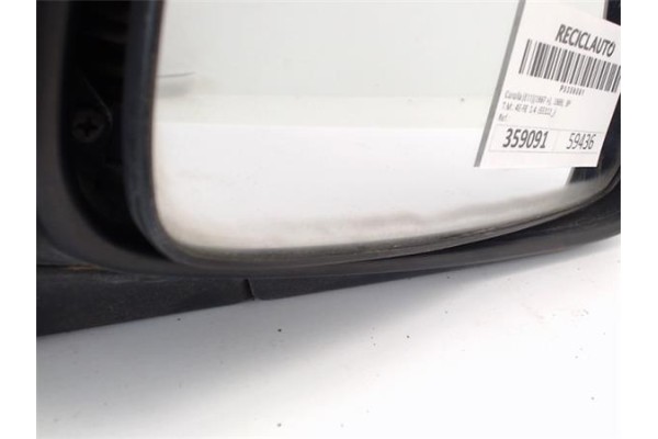 Recambio de retrovisor derecho para toyota corolla (e11) 1.4 (ee111_) referencia OEM IAM 879101E651 E13010117 