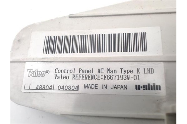 Recambio de mandos calefaccion / a.a. para nissan micra (k12e) 1.2 16v referencia OEM IAM 27510AX73A 27510AX701 