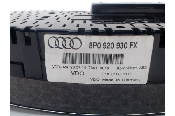 Recambio de cuadro completo para audi a3 (8p1) 2.0 tdi 16v referencia OEM IAM 8P0920930FX 8P0920930F 