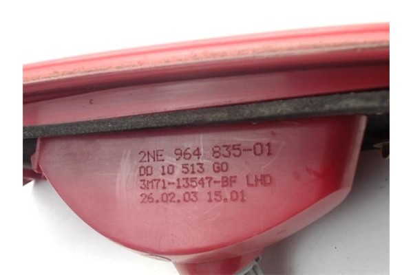 Recambio de piloto interior izquierdo para mazda 2 (b2w) 1.2 referencia OEM IAM 2NE96483501 DD10513G0B 