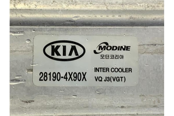 Recambio de intercooler para kia carnival 2.9 crdi referencia OEM IAM 281904X90X  