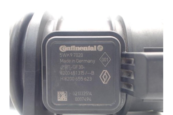 Recambio de caudalimetro para renault kangoo express (fw0/1_) 1.5 dci (fw0a, fw0b) referencia OEM IAM 5WK97020 8200651315B 