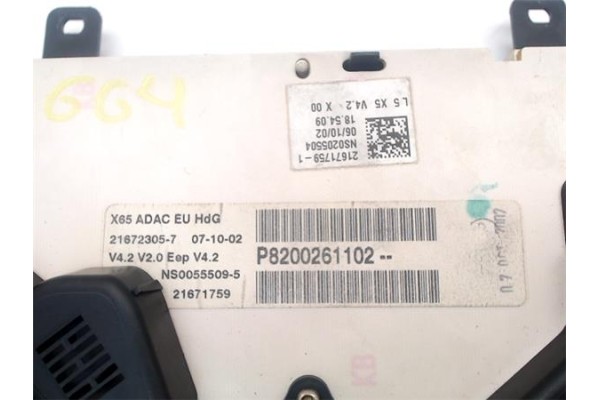 Recambio de cuadro completo para renault clio ii fase i (b/cb0) 1.5 dci (b/cb07) referencia OEM IAM P8200261102  