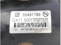 Recambio de motor arranque para opel astra k berlina 5p 1.6 dynamic referencia OEM IAM 55491789 55510936 