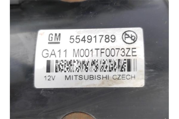 Recambio de motor arranque para opel astra k berlina 5p 1.6 dynamic referencia OEM IAM 55491789 55510936 