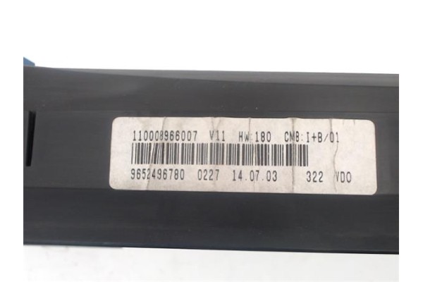 Recambio de cuadro completo para citroen xsara picasso 2.0 hdi referencia OEM IAM 9652496780  