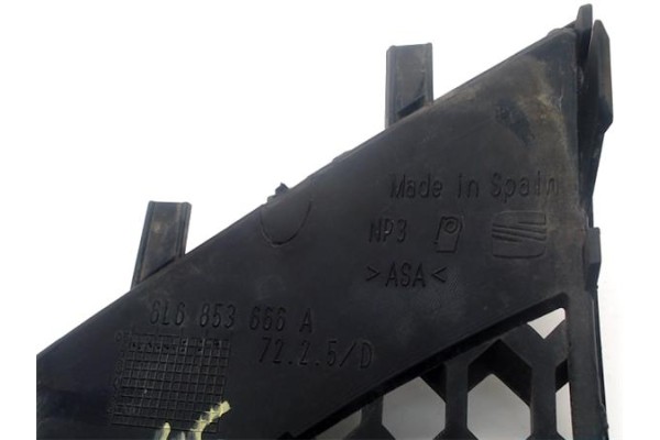 Recambio de rejilla paragolpes delantero izquierda para seat ibiza berlina (6j5) 1.4 tdi referencia OEM IAM 6J0853665A  